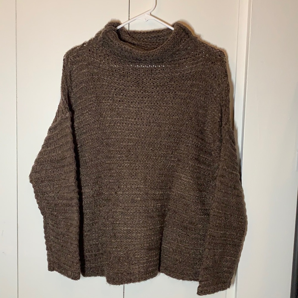 aerie Brown turtleneck sweater